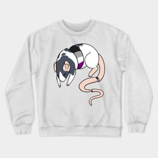 Asexual Pride Rat Crewneck Sweatshirt